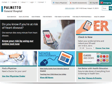 Tablet Screenshot of palmettogeneral.com